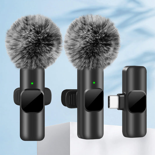 Wireless Lavalier Mic for iPhone & Android - Mini & Portable